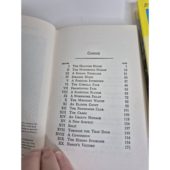 Lot Of 8 Nancy Drew Books Mystery Flashlight Hard Cover Series 2 Thru 9 - Picture 4 of 8